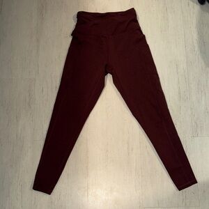 Maroon Leggings